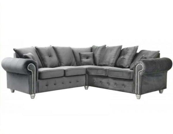 Ashwin Grey Corner Sofa