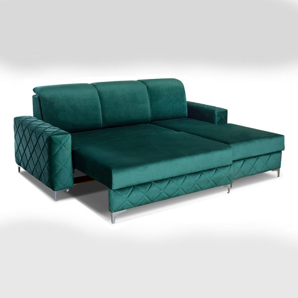 BORYS GREEN SOFA BED SMALL