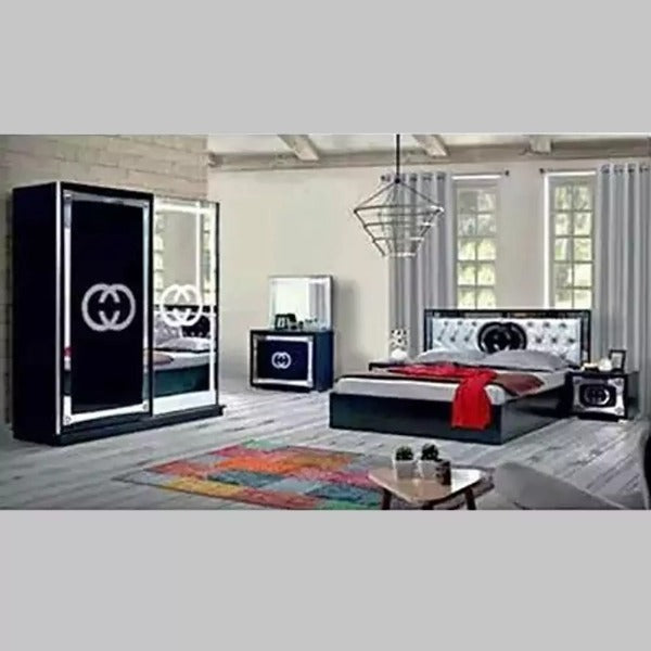 BLACK CHELSEA BEDROOM SET