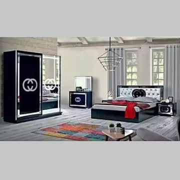 BLACK CHELSEA BEDROOM SET