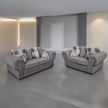 Ibiza 3+2 Sofa Set Grey