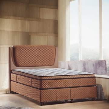 MODO OTTOMAN BROWN STORAGE BED