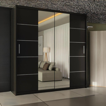 Lisbon Sliding Door Wardrobe 120cm/150cm/180cm/203cm