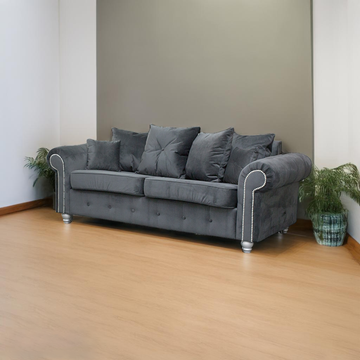 MARYLAND 3+2 SOFA SET BLACK/GREY