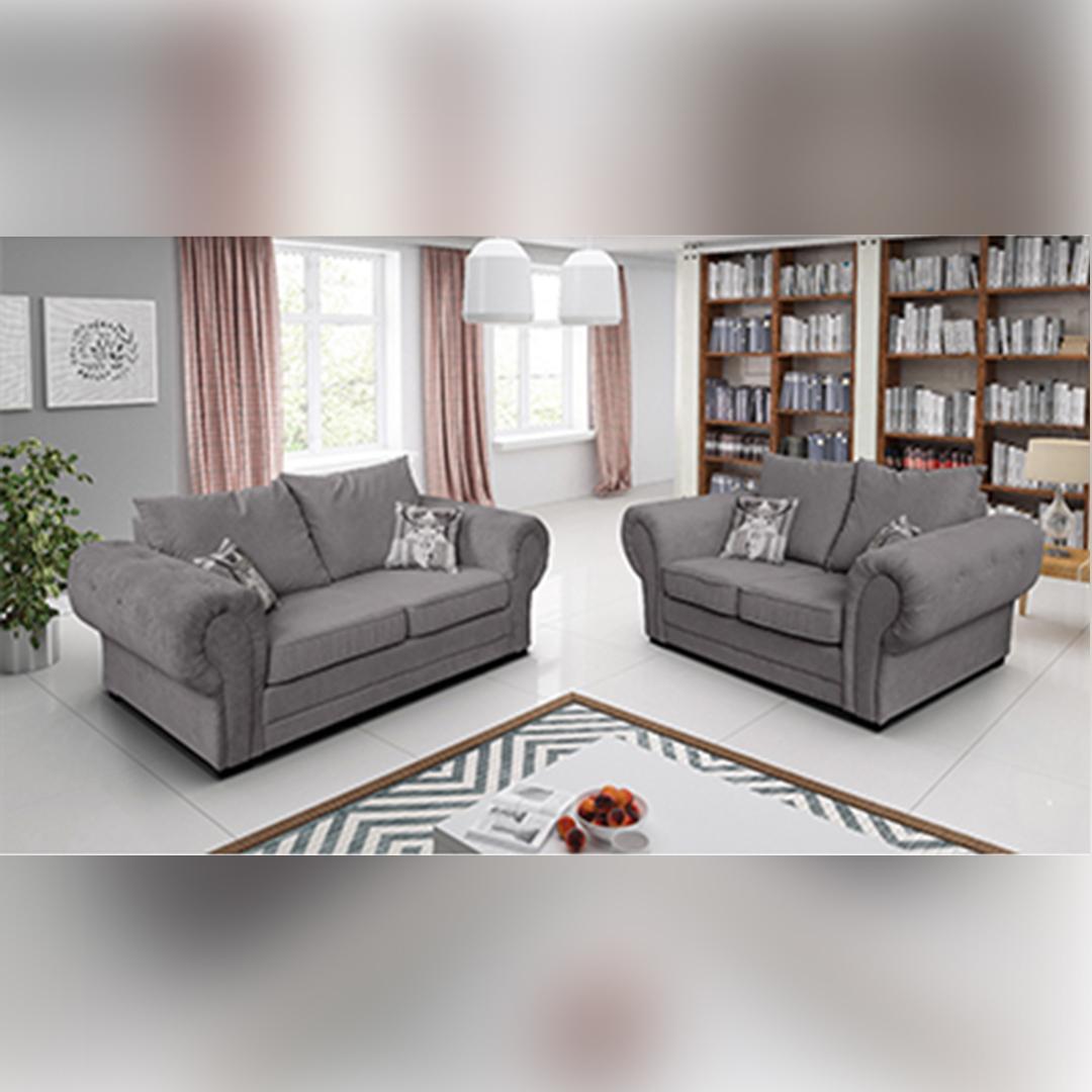 Ibiza 3+2 Sofa Set Grey