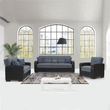 MALTA GREY SOFA BED 1 SEATER, 2 SEATER, 3 SEATER