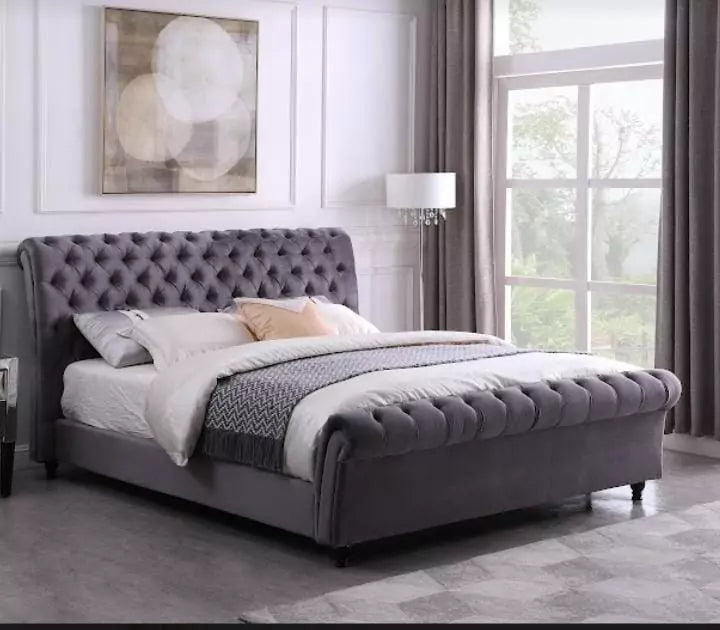 MARINA GREY DOUBLE BED