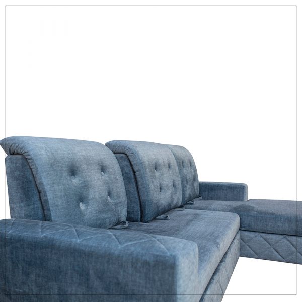 NOVA GREY CORNER SOFA BED