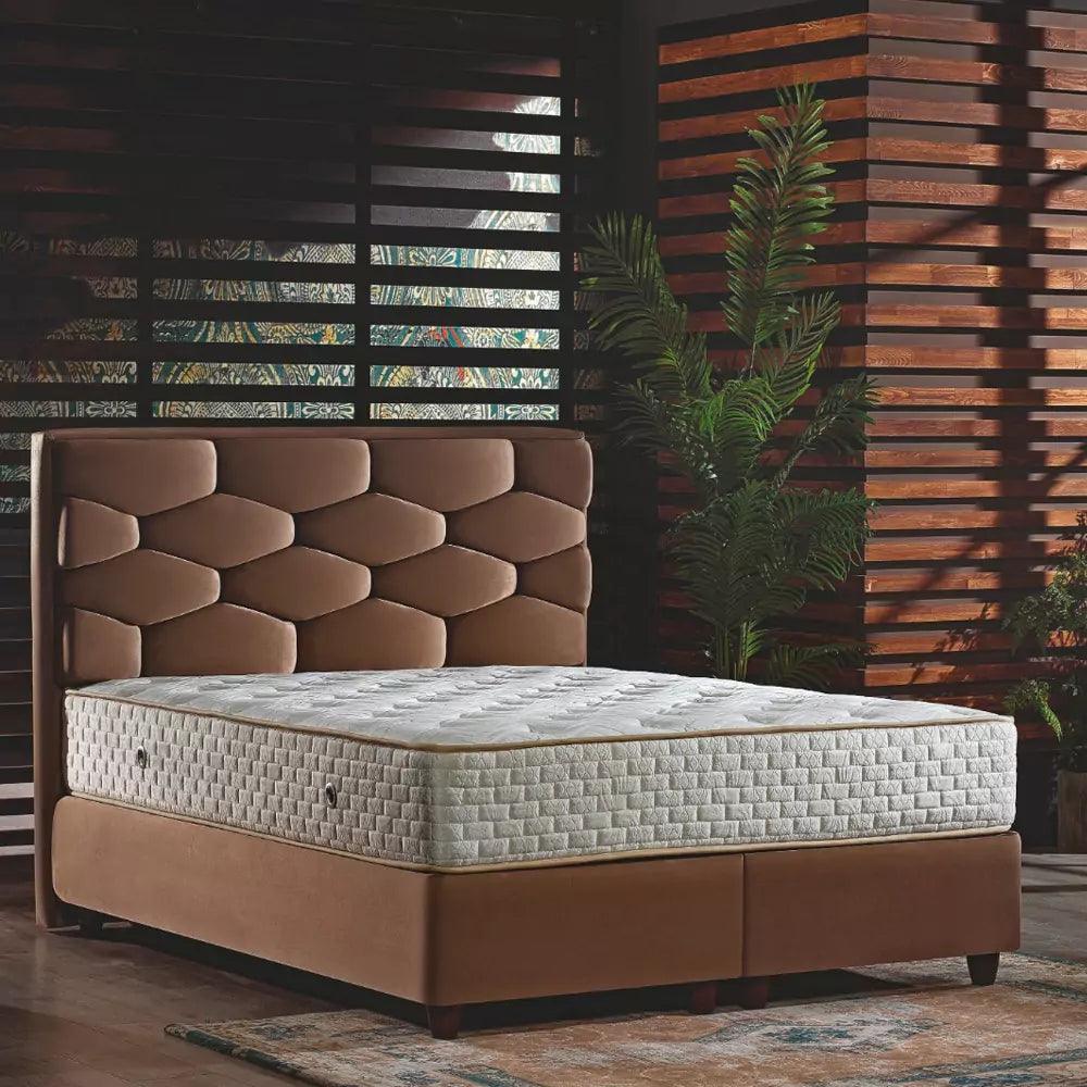 ROSE BROWN STORAGE BED