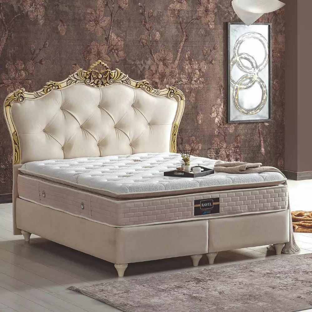 TURKISH CREAM STORAGE BED