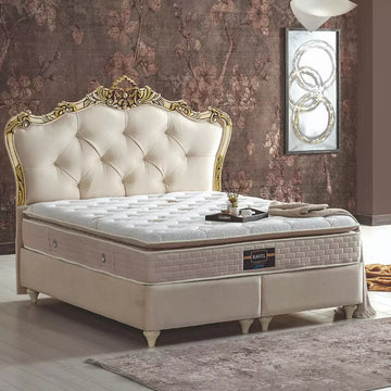 TURKISH CREAM STORAGE BED