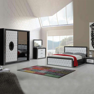 VIGAS BLACK&WHITE BEDROOM SET