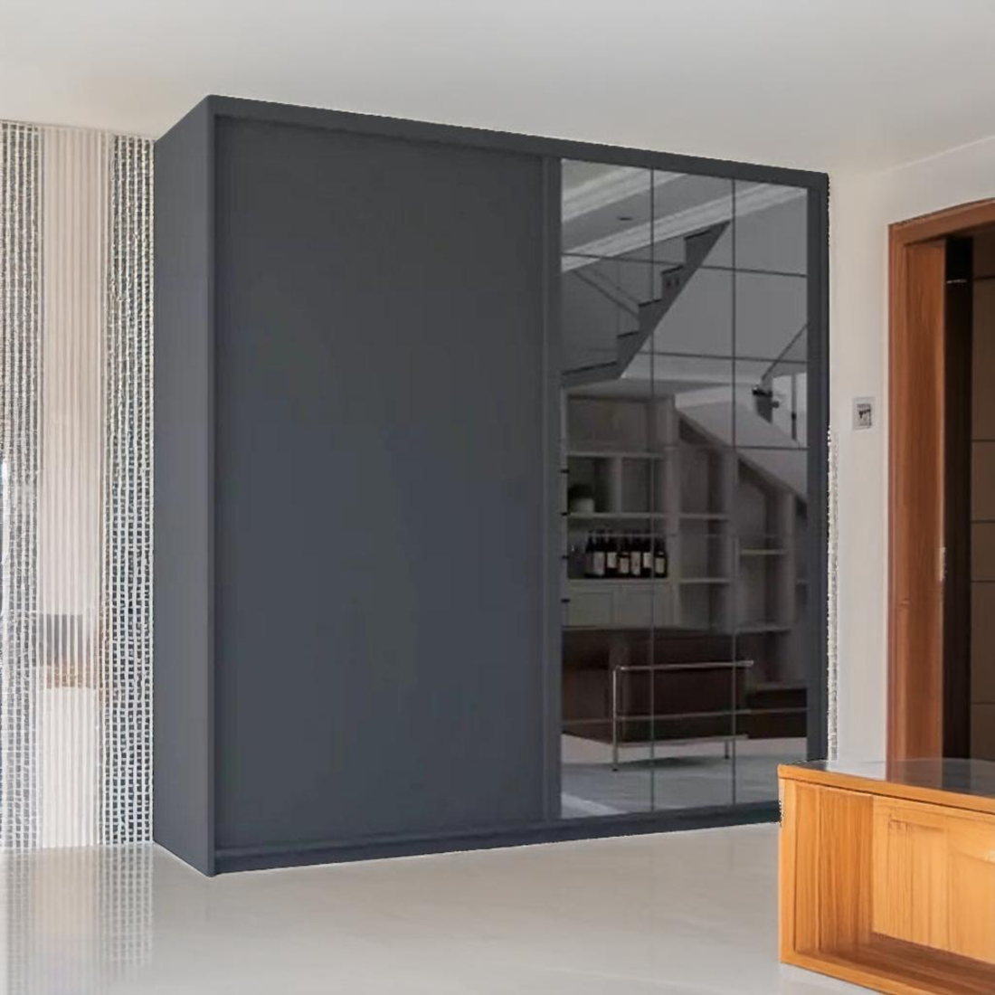 Collin Votan Sliding Wardrobe 150cm/200cm/250cm