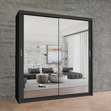 Houston Sliding Wardrobe - 100cm, 120cm, 150cm, 180cm, and 203cm