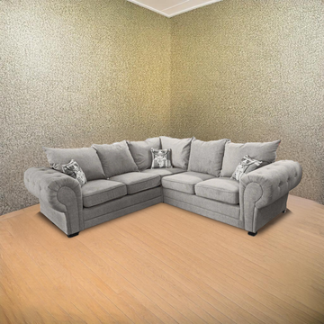 IBIZA LIGHT GREY CORNER SOFA